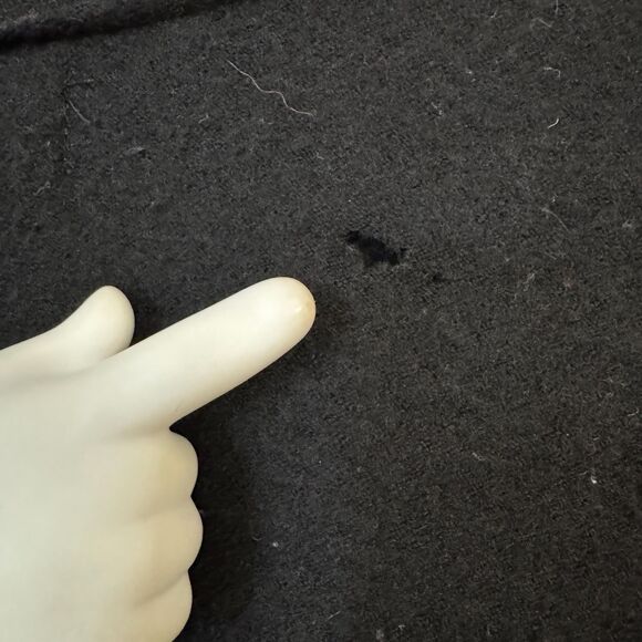 Cynthia Rowley Merino Wool Cardigan Women's Large Black Sweater Open Front - Picture 5 of 8